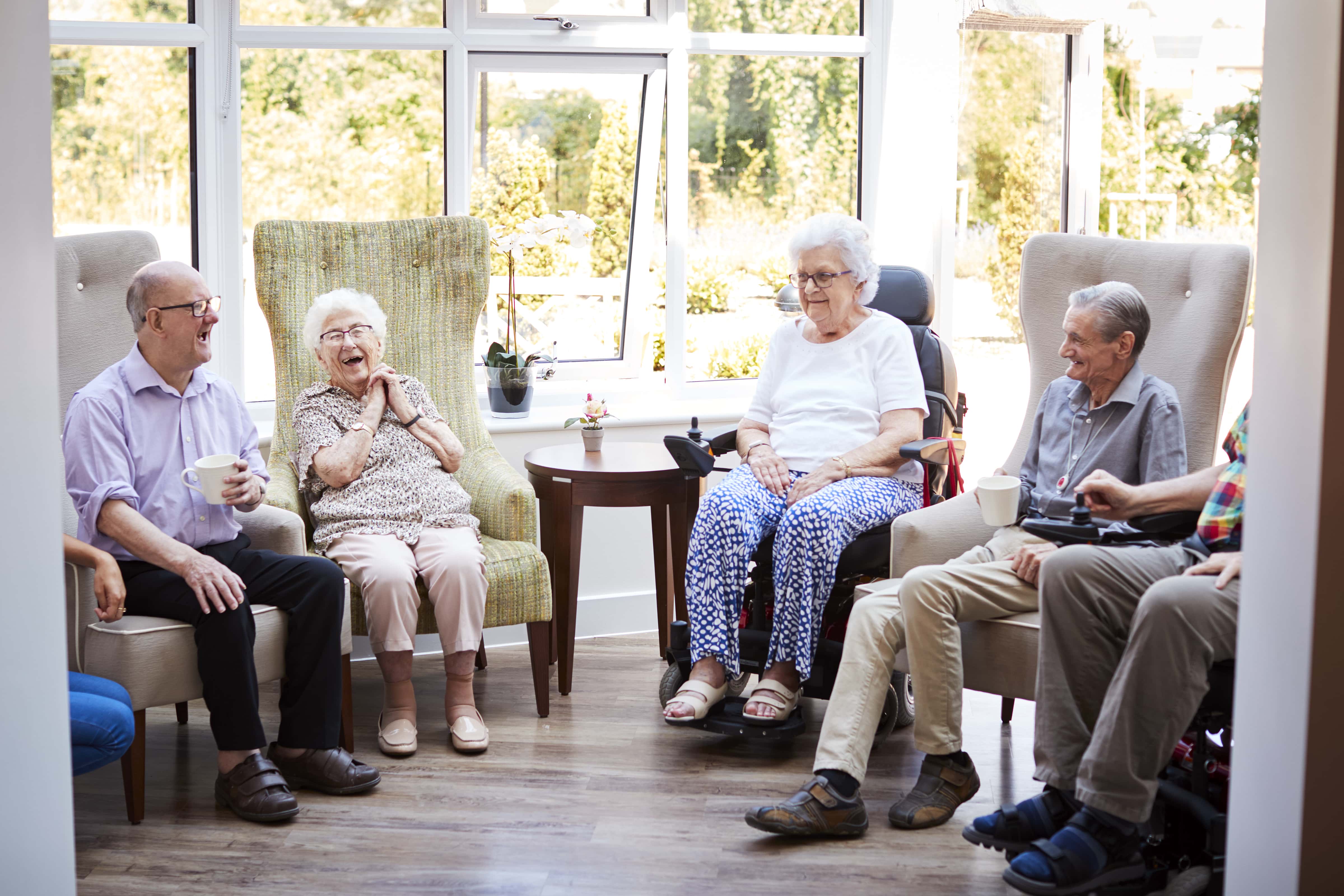 seniors laughing in Minnesota community; Minnesota senior living