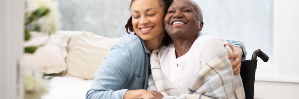 Visiting loved ones at assisted living