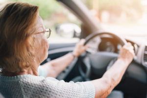 elderly woman with dementia and driving