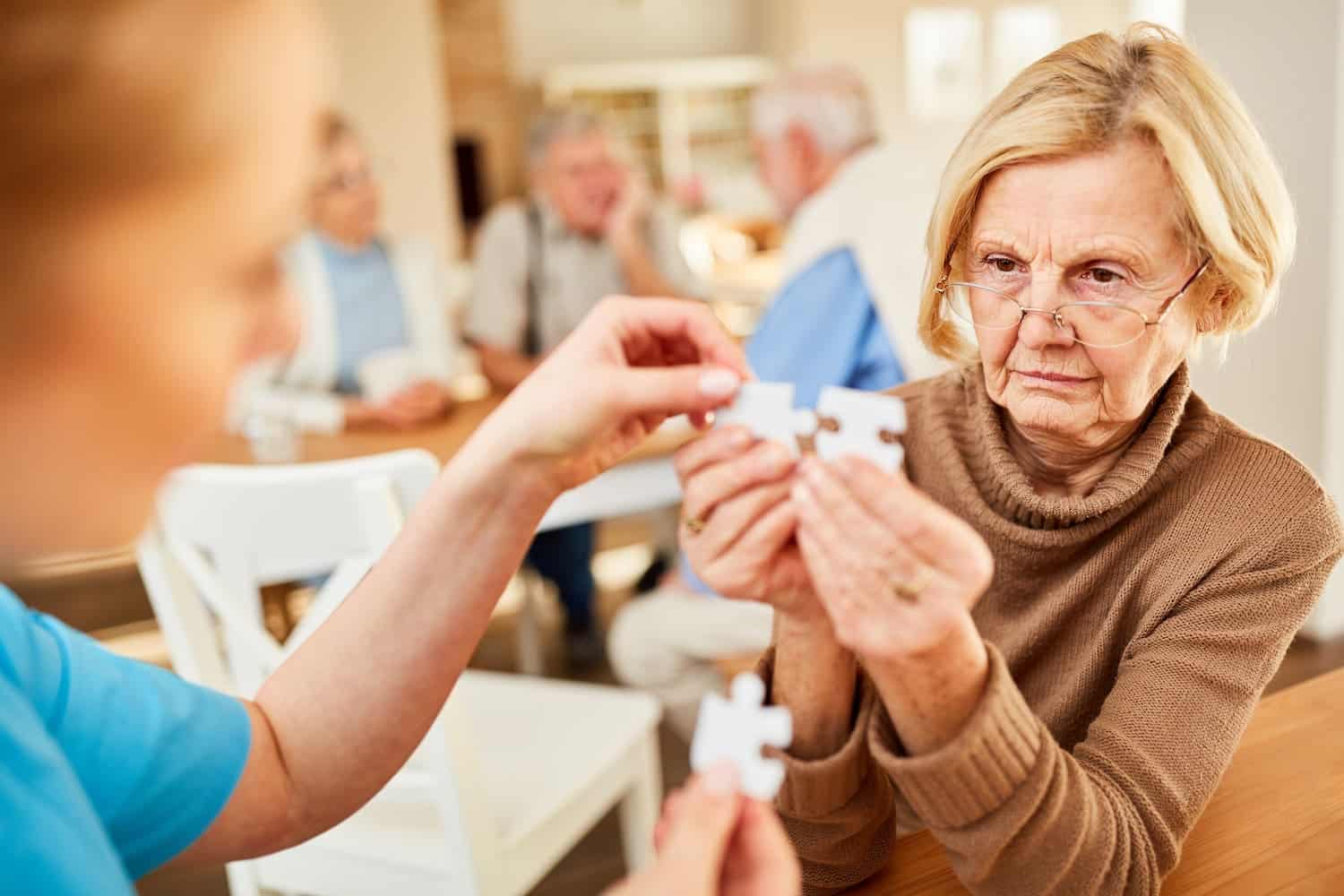 dementia vs alzheimers puzzle