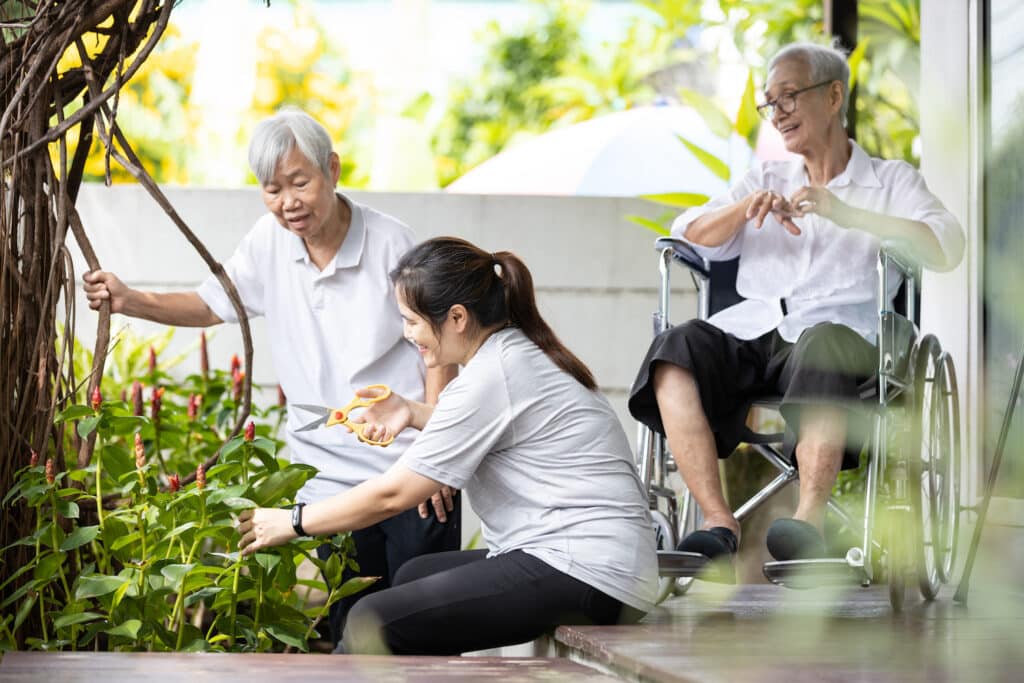  activities for memory care patients community garden